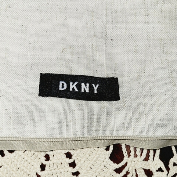 DKNY & Global Goods Pillow Sham Case Cover Ribbed Oversized Linen Cotton 22" x22 - Picture 7 of 8